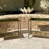 Maison BAGUÈS style - Pair of Side Tables