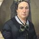Oil painting on canvas XIX portrait Chevalier d'Eon