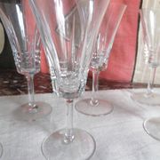 6 flutes a champagne cristal