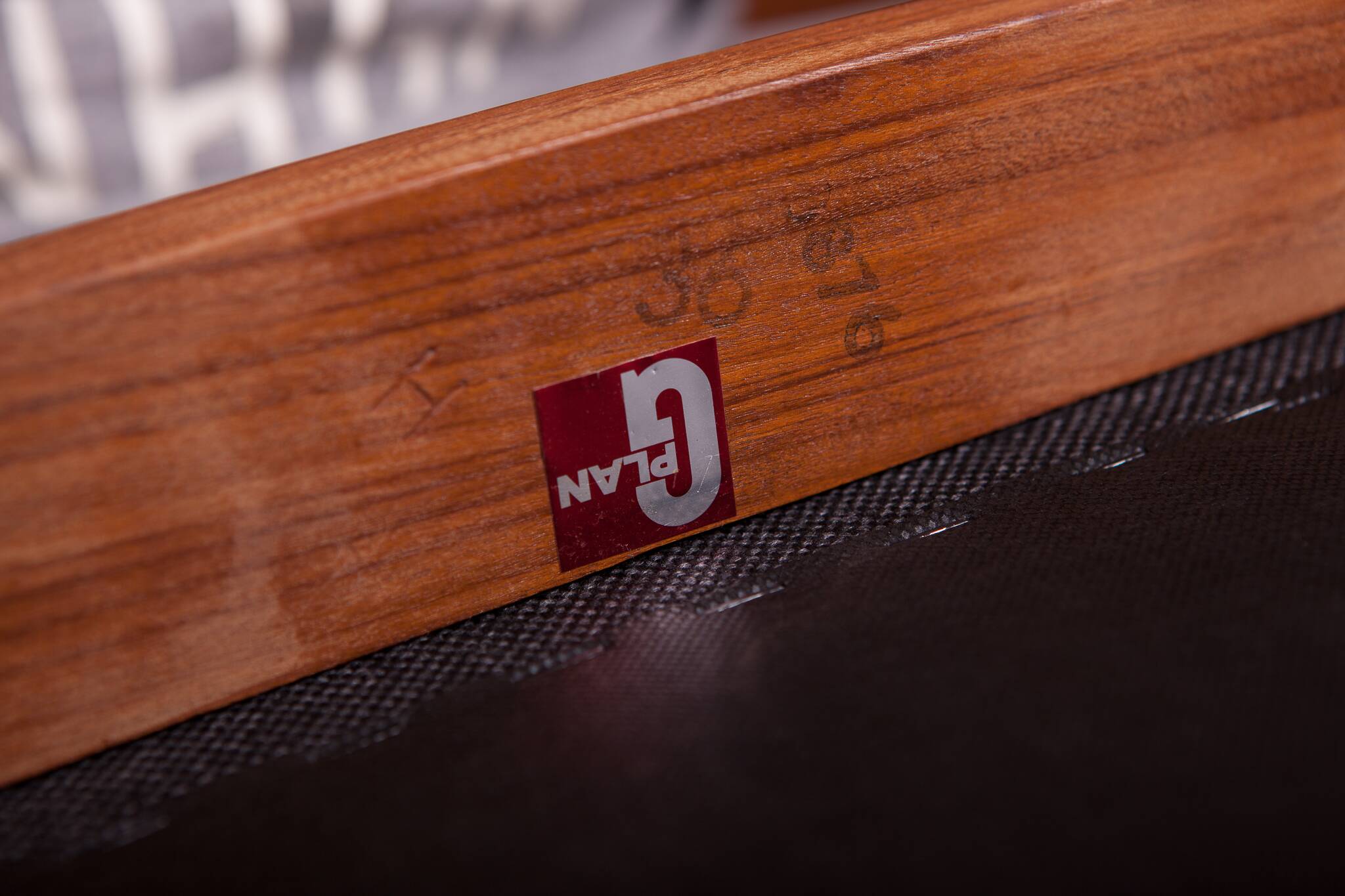 Fabric and Teak Dining Chairs by Victor Wilkins for G-Plan, 1960s.