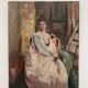 Oil painting portrait woman