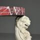 Grand tour style centre table faux marble