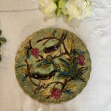 Bird plate barbotine