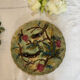Bird plate barbotine