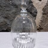 Set de 8 verres à pied : 4 verres à eau et 4 verres à vin, verre tourbillonnant