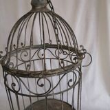 Aged metal cage