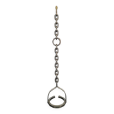 Chain floor lamp in the spirit of Franz West.