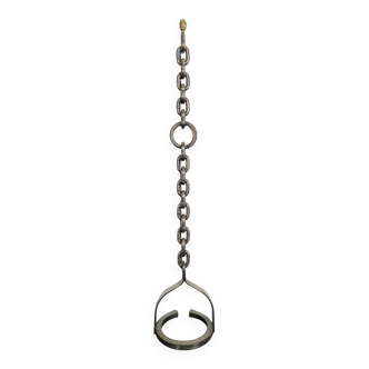 Chain floor lamp in the spirit of Franz West.