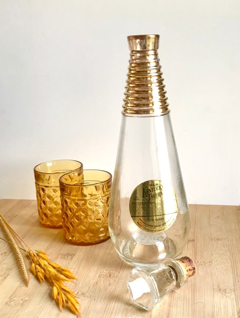 Carafe à bourbon whisky 1955