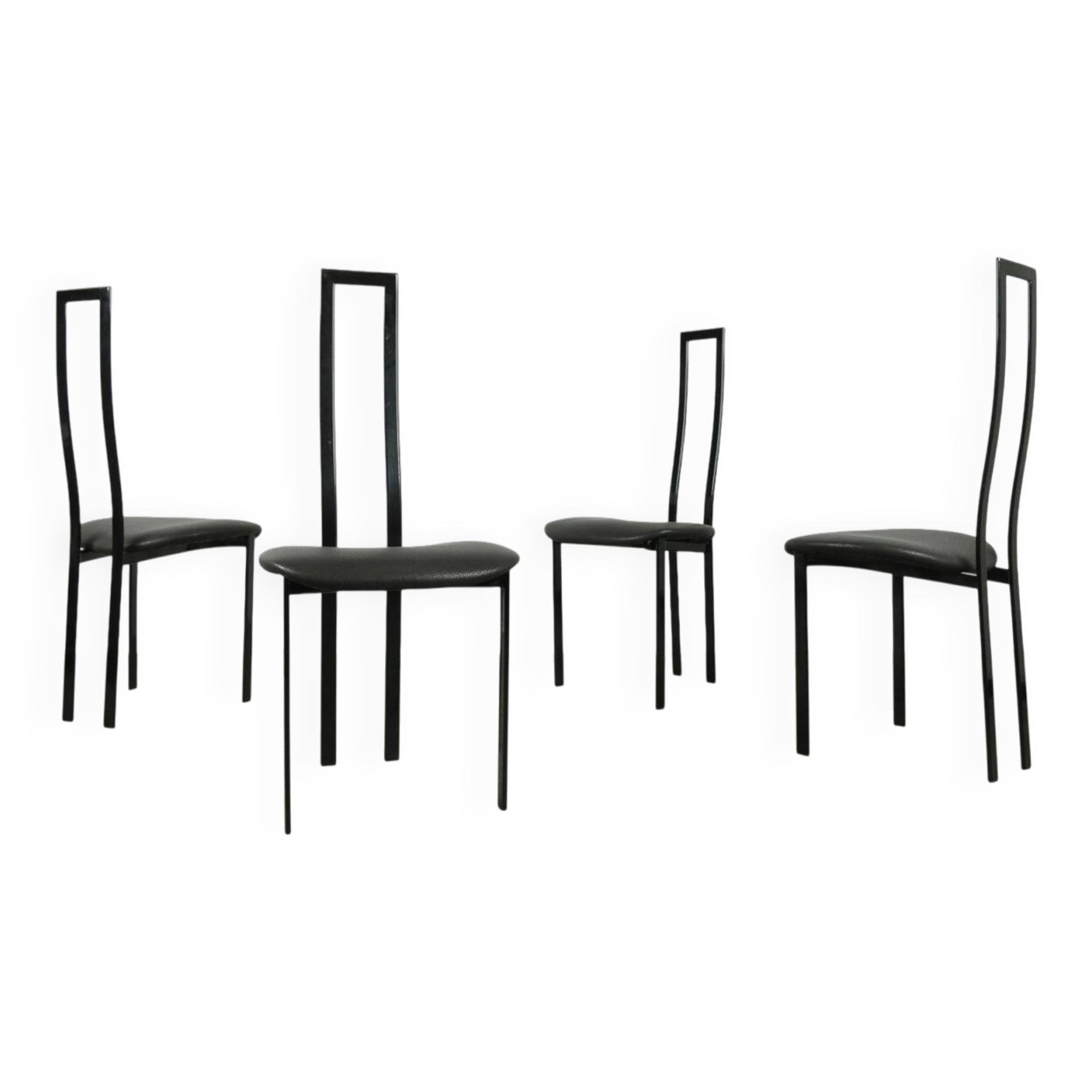 Chaises de salle à manger italiennes POSTMODERNES, Cattelan, années 1980