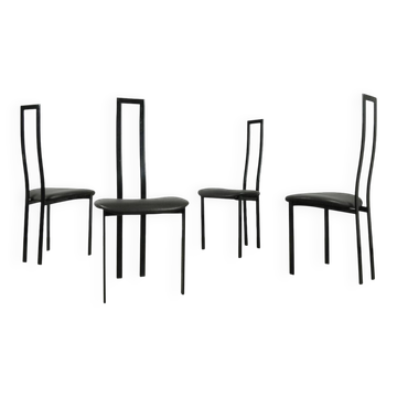 POSTMODERN Italian dining chairs, Cattelan, 1980s