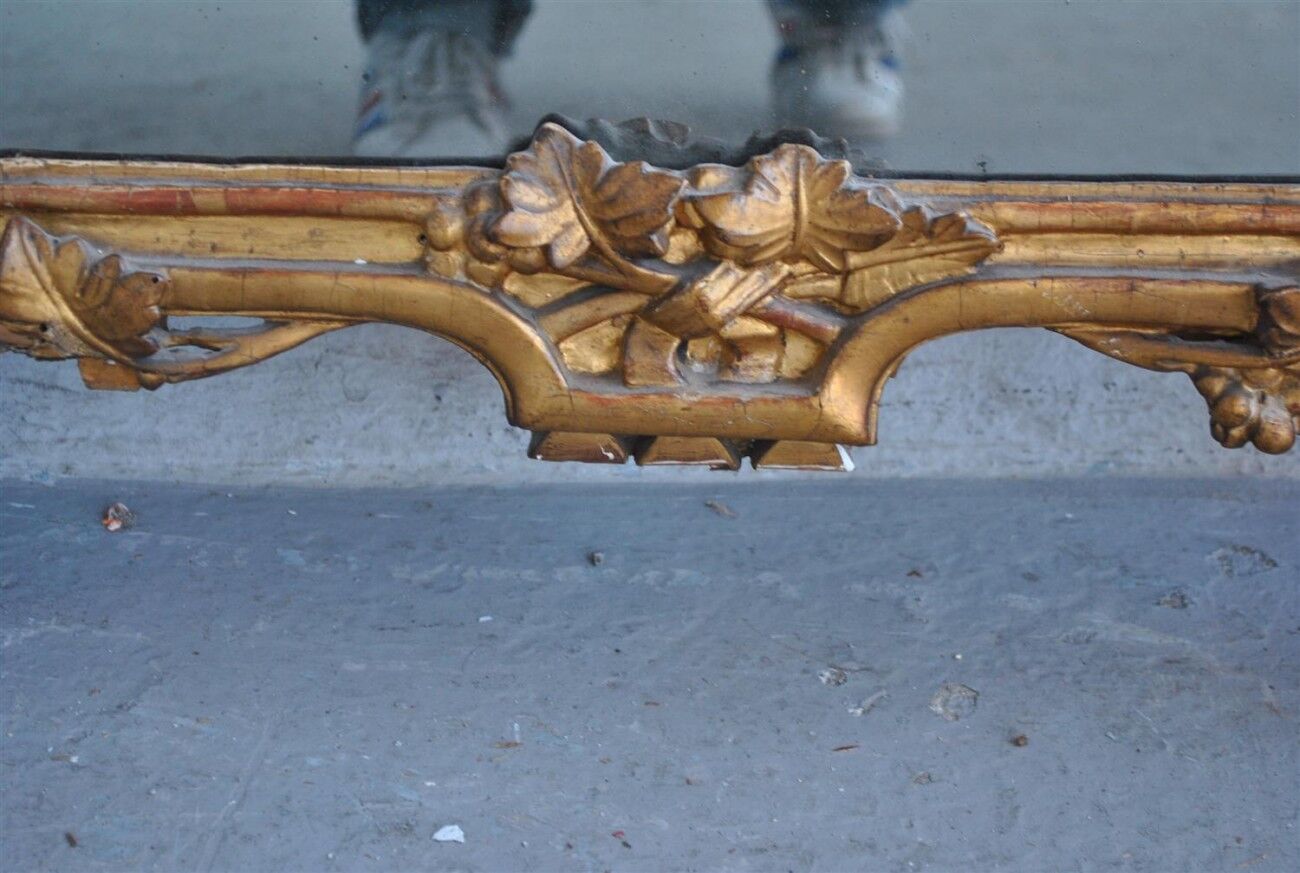 Provence mirror wooden gilded Louis XV era XVIII 72x152cm