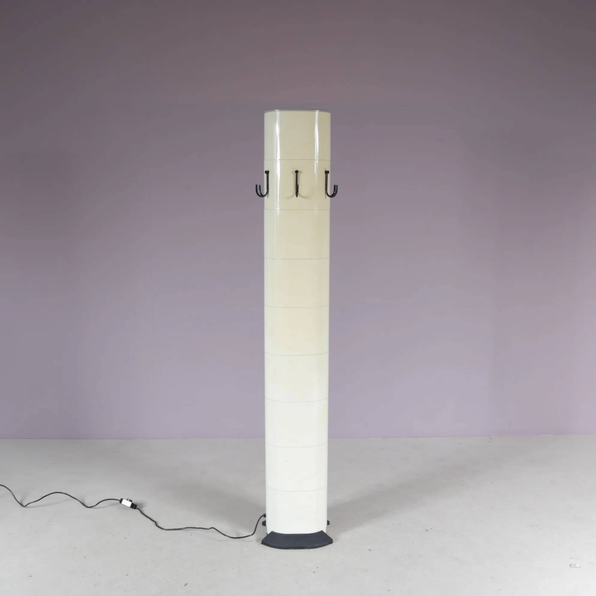 Coat hanger / floor lamp by Gae Aulenti for Stilnovo, Italy 1970