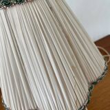 Vintage crystal base bedside lamp