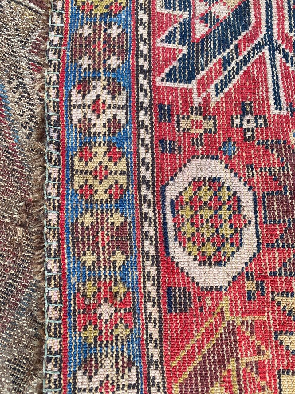 Antique carpet chirwan daghistan handmade 177x350 cm