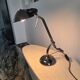 Vintage retro black chrome design lamp from the space age 80s.
