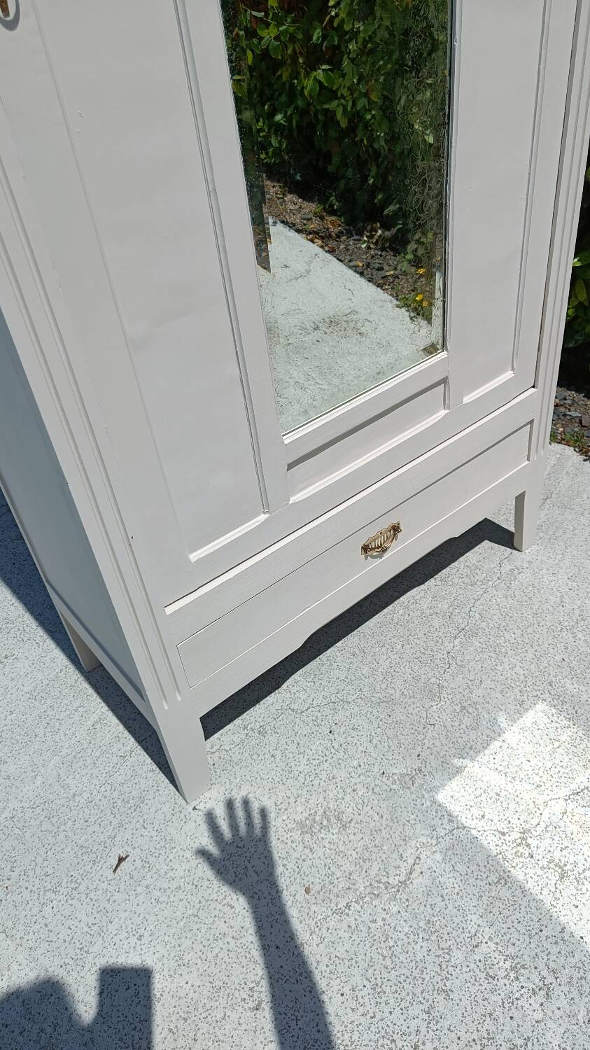 White art deco Parisian wardrobe