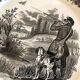 Set of 4 dessert plates from Villeroy - Boch Collection Artemis, theme "Hunting, the shooter"