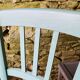 Set of four mismatched bistro chairs