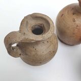 Set of three sandstone pitchers