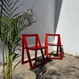 Aldo Jacober folding chairs from the 1970s.