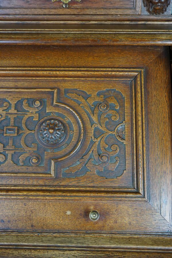 Old Dutch oak office, early 1900