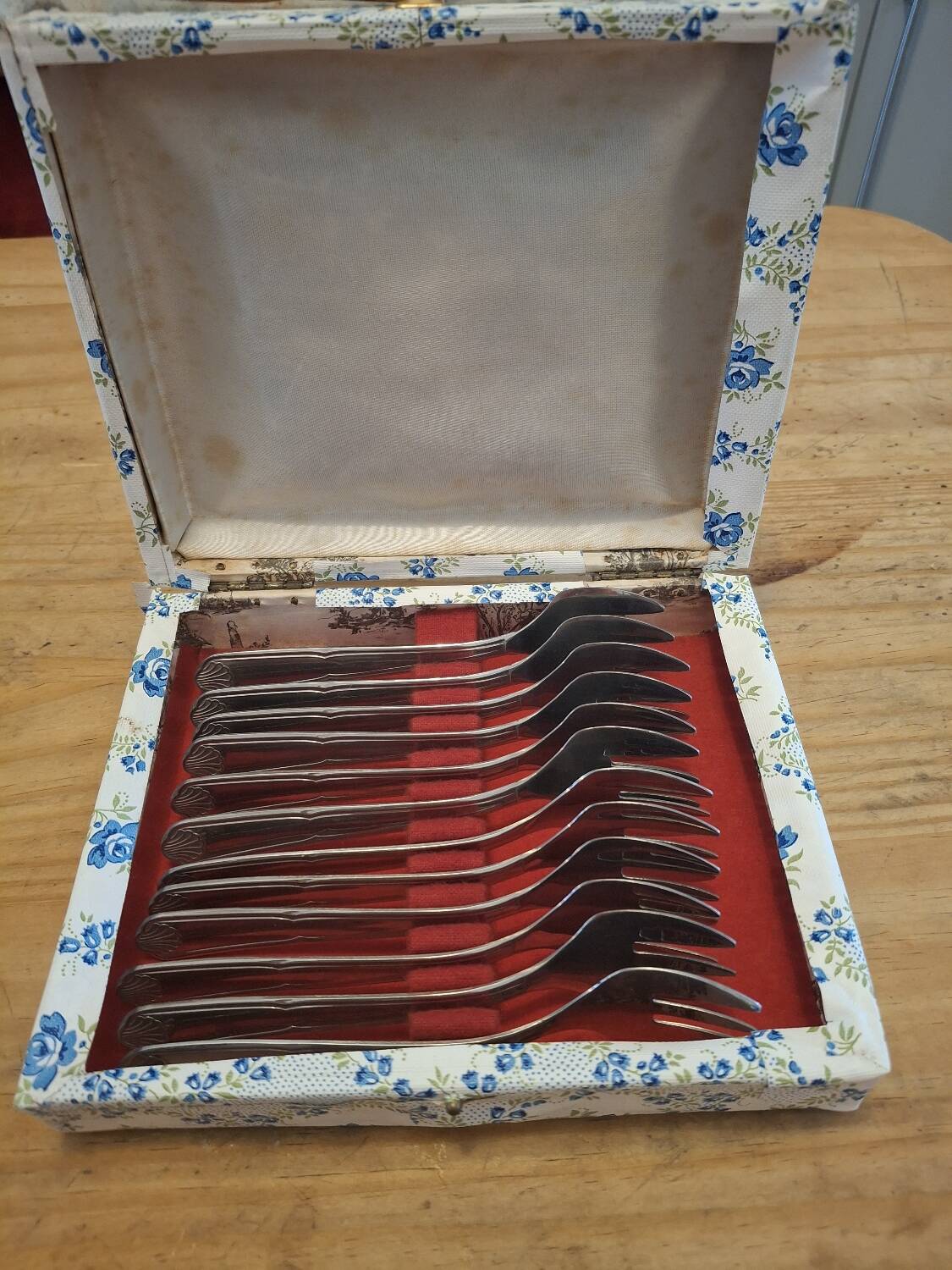 Cutlery set Guy Degrenne 12 stainless steel dessert forks