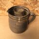 Old Vintage Brown Stoneware Carafe Refresher Pitcher