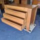 Vintage regain solid elm chest of drawers