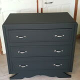 Black Art Deco dresser