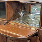 1950s English Walnut Bar