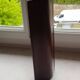 60s teak wood imitation vase.