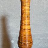 Vase soliflore de potier en grès émaillé vintage