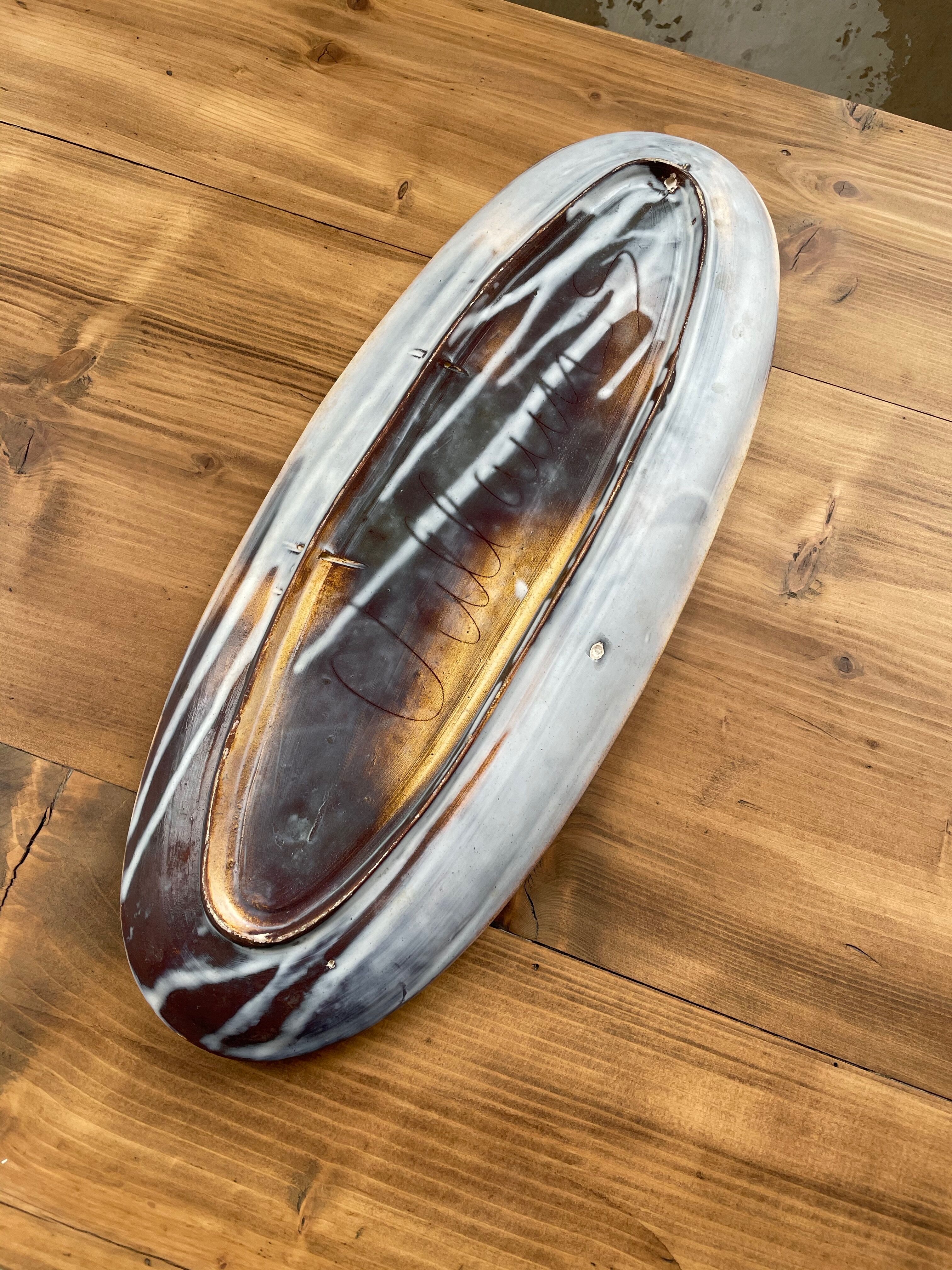 Plat céramique « homard » Vallauris Brunner