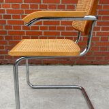 Chair Cesca model with armrests B64 in chrome