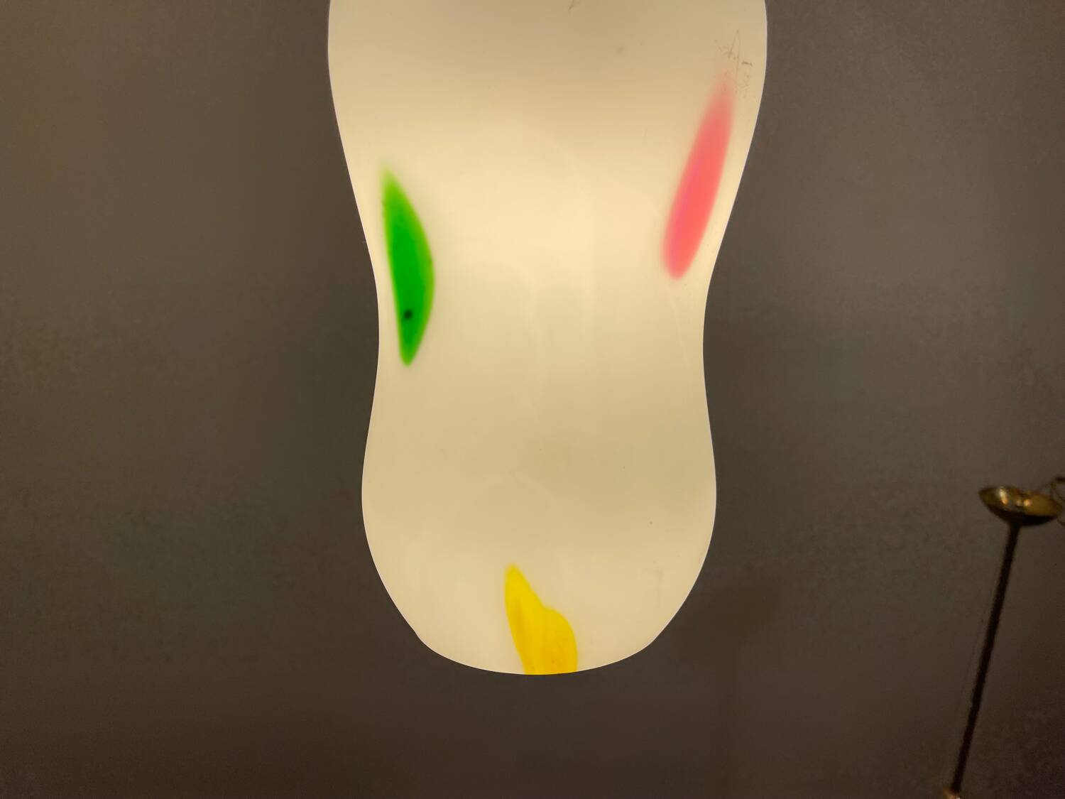 Murano Glass Light Pendants by De Mayo Set of 2