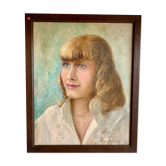 Portrait huile sur toile