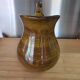 Jug / Pitcher in Saint-Clément earthenware with amber & honey glaze vintage