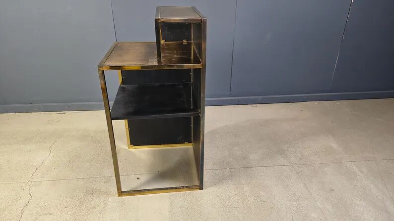 Vintage brass bar counter by Belgochrom, 1970s