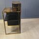 Vintage brass bar counter by Belgochrom, 1970s