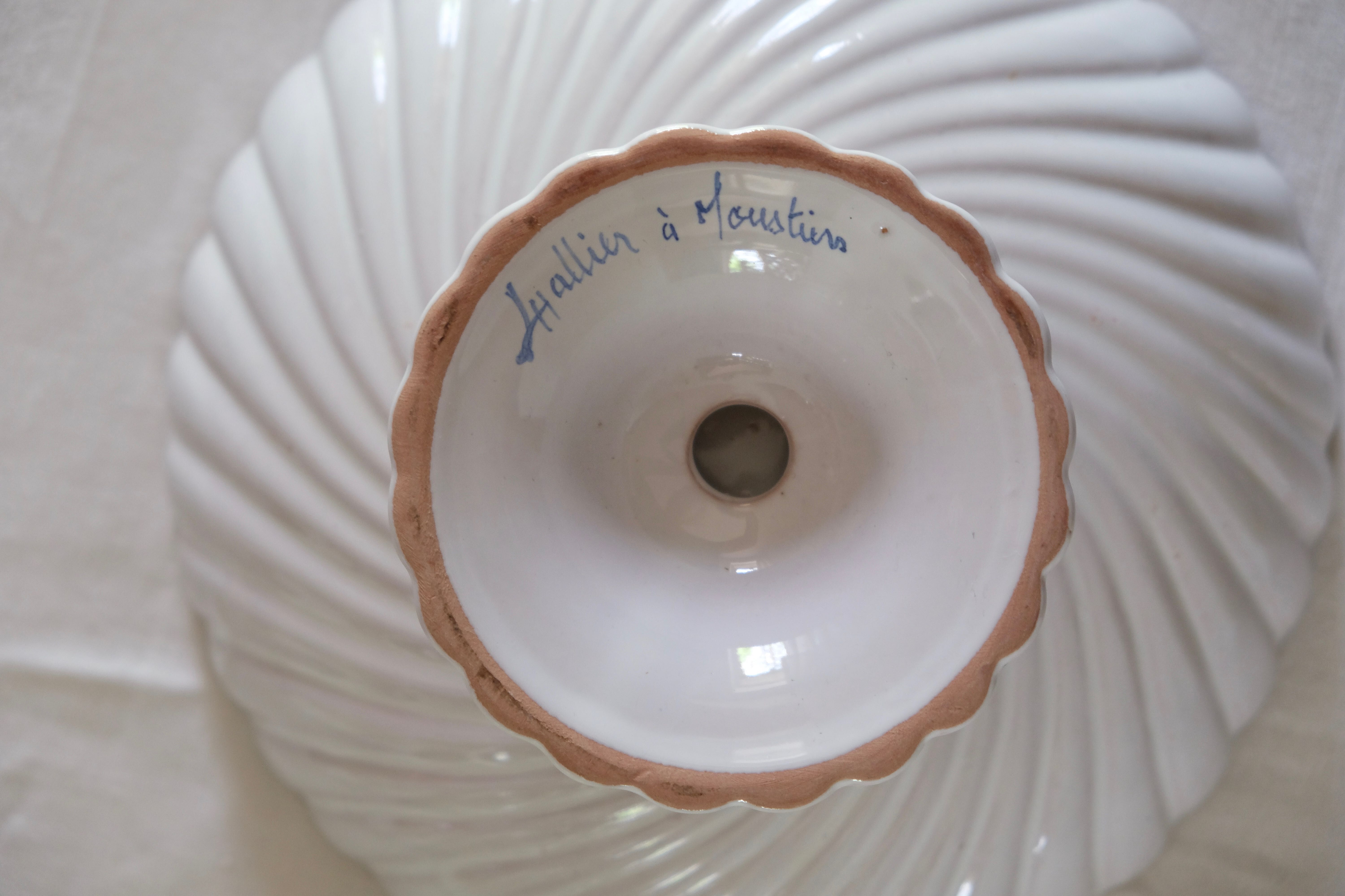 Old white sted fruit cup Lallier Moutiers