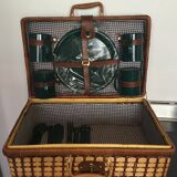 Vintage picnic basket