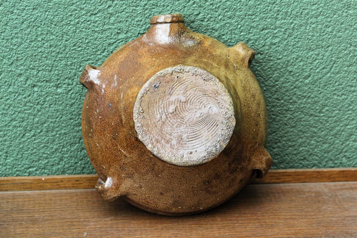 Stoneware gourd toad