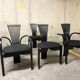 Set of 2 armchairs and 2 chairs "Totem", Torstein Nilsen, Westnofa 1980