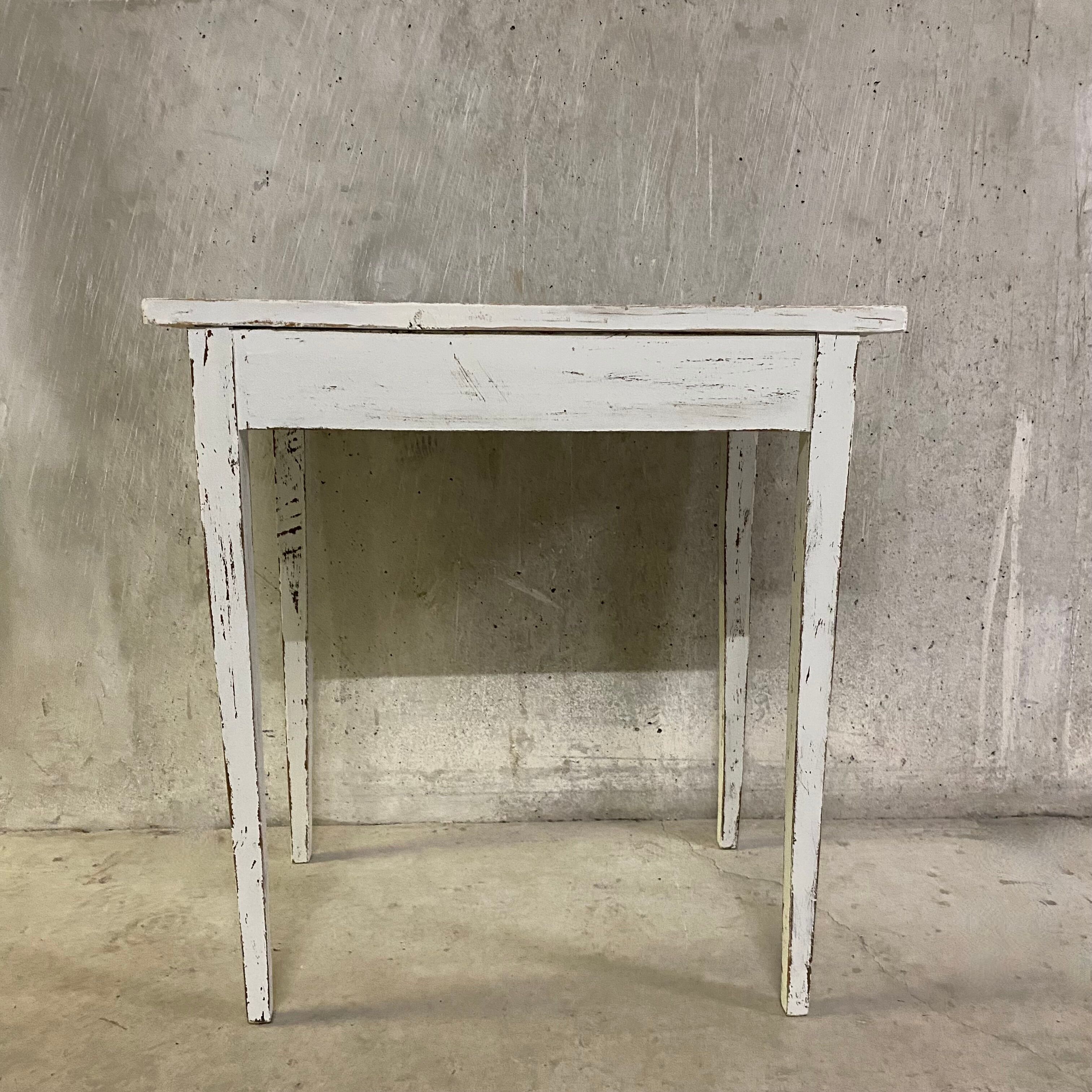 White side table