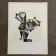 Modern composition drawing 1970 by François de Chabot