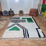 Handmade wool Berber rug 250 X 150 CM