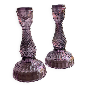 Pair of candle holders