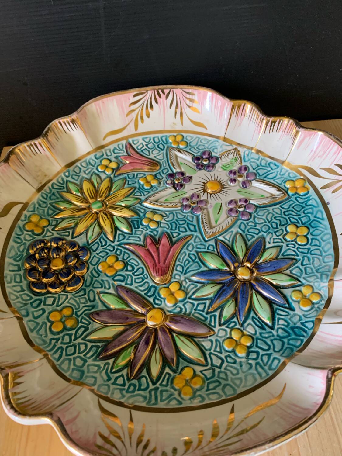 Large ceramic dish