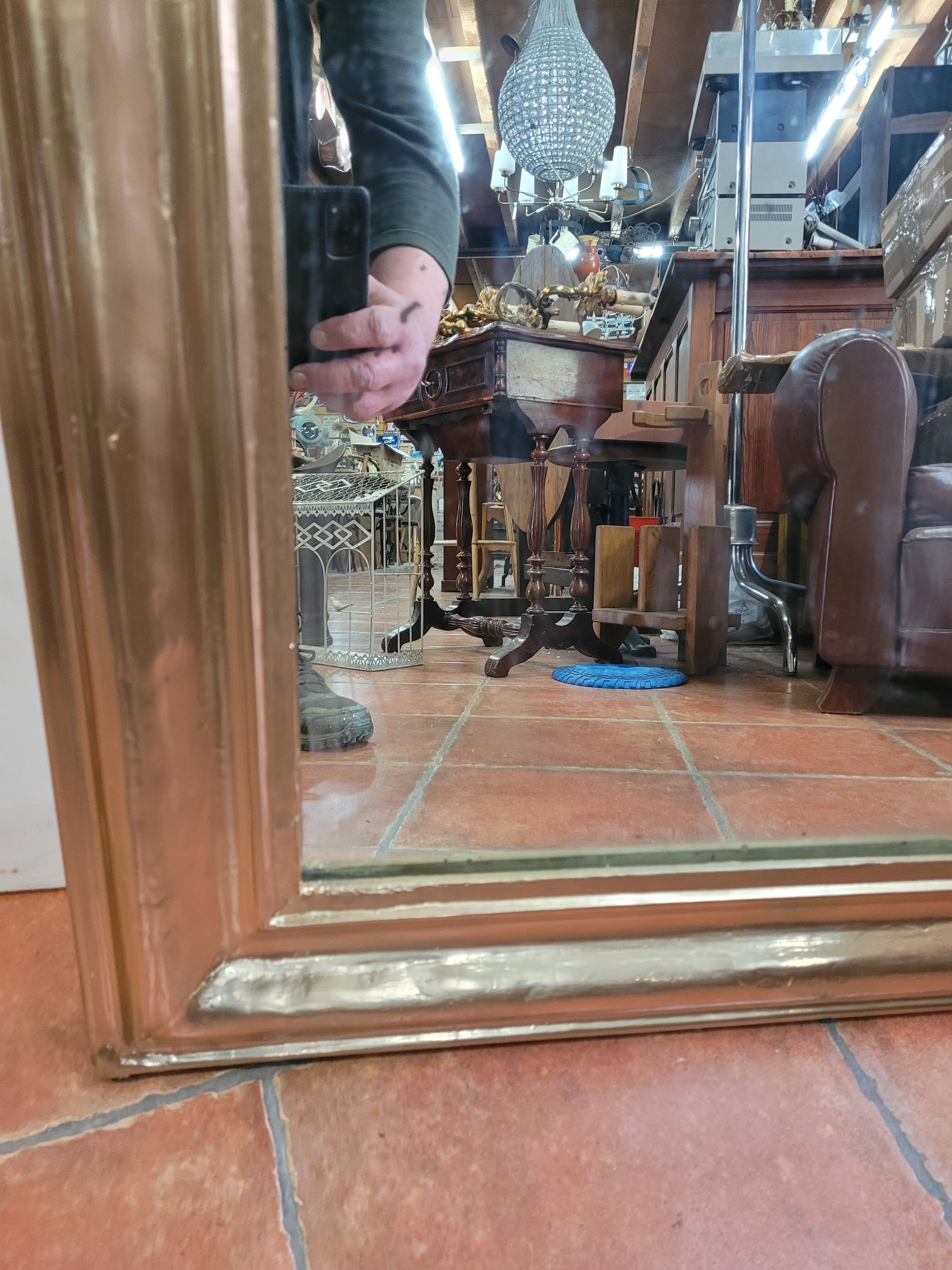 Mirror Louis Philippe old gilded 103x76cm